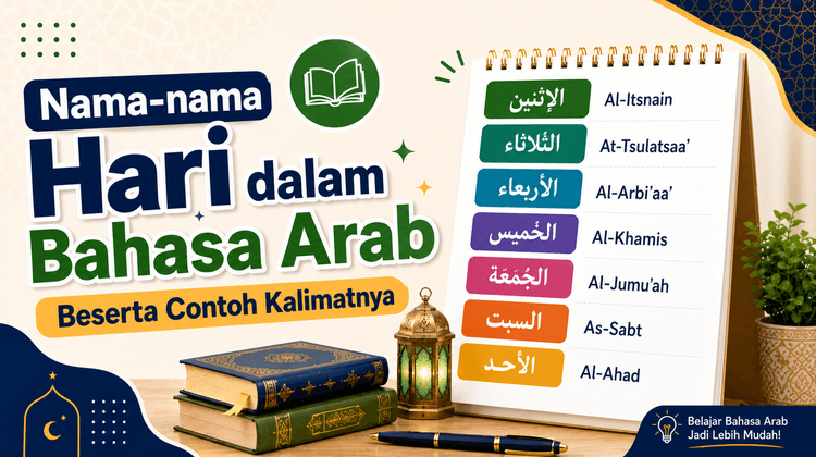 Nama-nama Hari dalam Bahasa Arab Beserta Contoh Kalimatnya